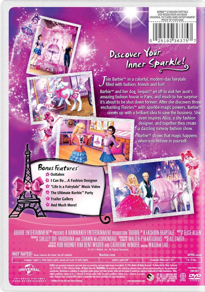 Barbie in a Fashion Fairytale [DVD]
