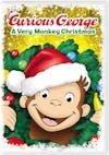Curious George: A Very Monkey Christmas [DVD] - Front