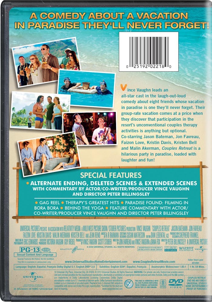 Couples Retreat (DVD Widescreen) [DVD]