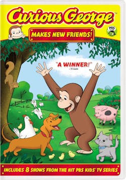 Curious George: Makes New Friends! [DVD]