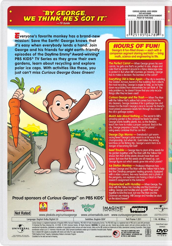 Curious George: Goes Green! [DVD]