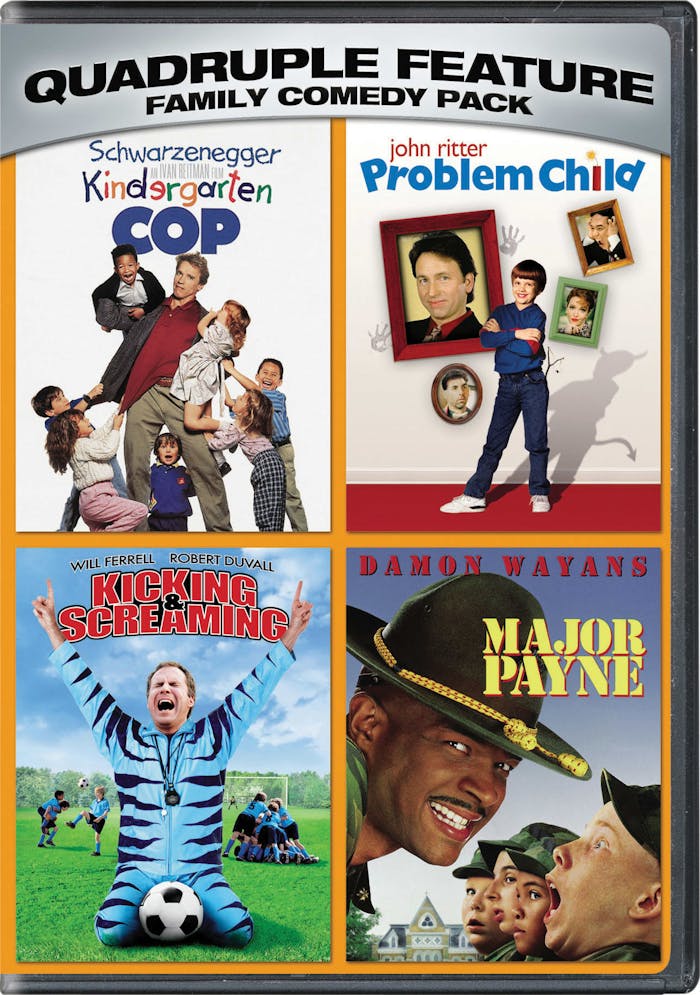Kindergarten cop/Problem child/Kicking and screaming/Major Payne (DVD Quadruple Feature) [DVD]