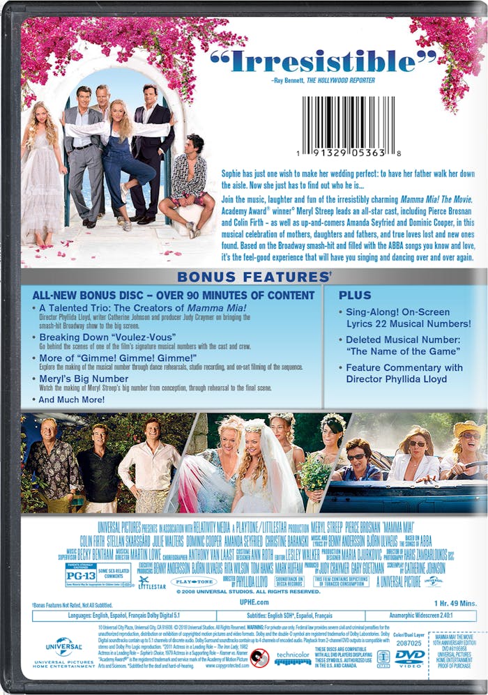 Mamma Mia! (10th Anniversary Edition) [DVD]