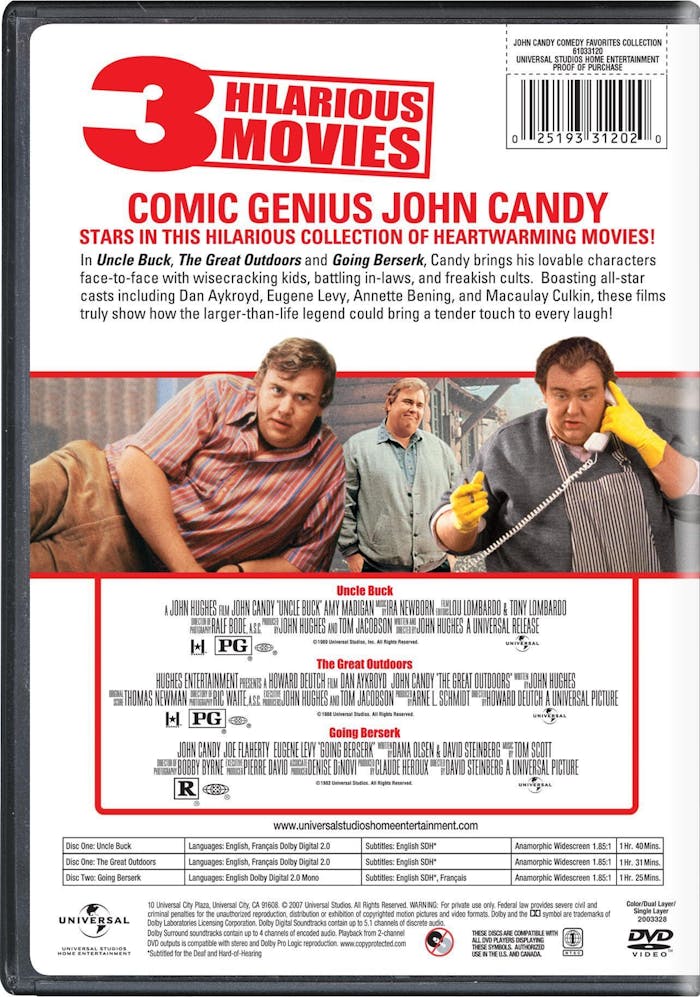John Candy: Comedy Favorites Collection (DVD Set) [DVD]