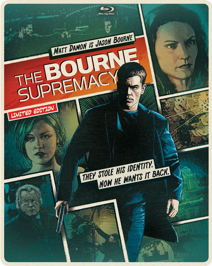 The Bourne Supremacy (Limited Edition Comic Art Steelbook) [Blu-ray]