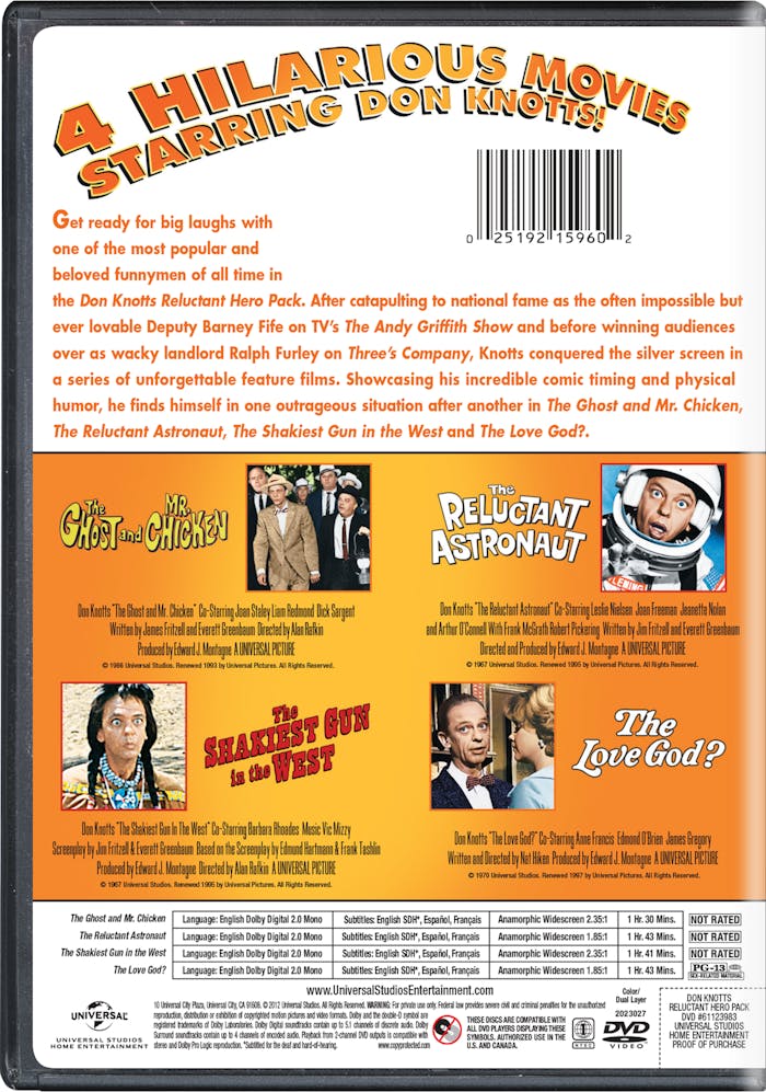 Don Knotts Reluctant Hero (DVD Set) [DVD]