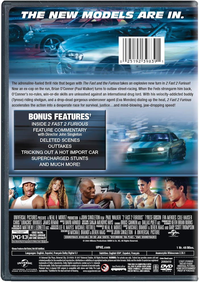 2 Fast 2 Furious [DVD]