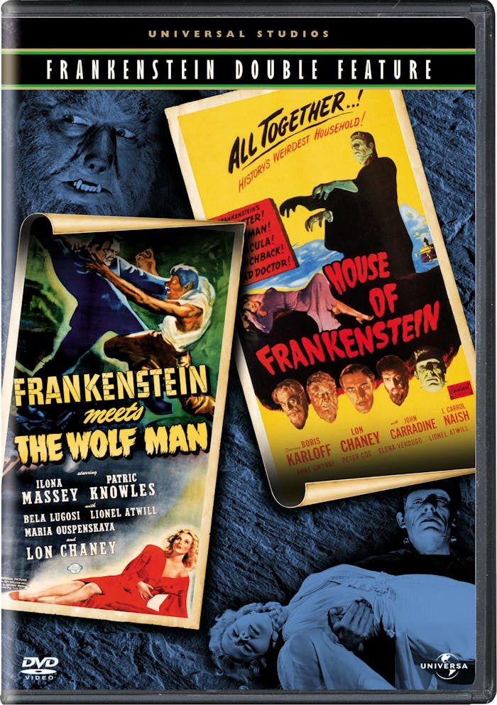 Frankenstein Meets the Wolf Man/House of Frankenstein (DVD Double Feature) [DVD]