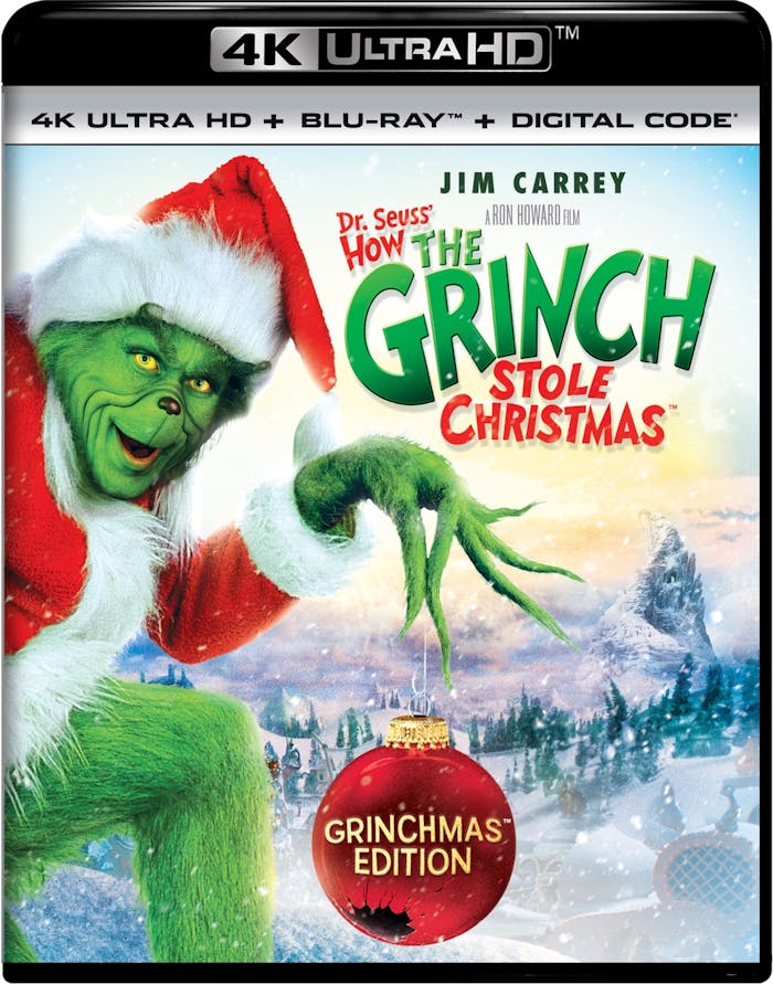 Dr. Seuss' How The Grinch Stole Christmas (Grinchmas Edition - 4K Ultra HD + Digital) [UHD]