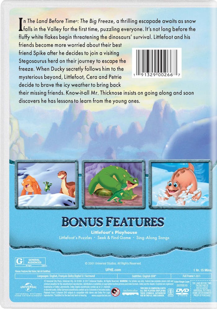 The Land Before Time: The Big Freeze [DVD]