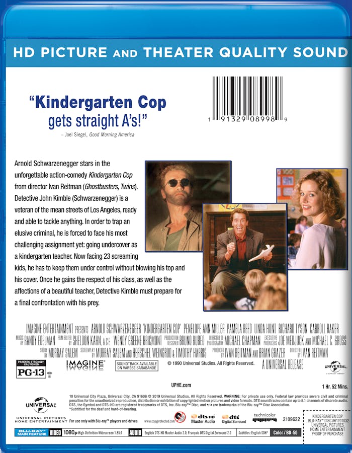 Kindergarten Cop (Blu-ray New Box Art) [Blu-ray]