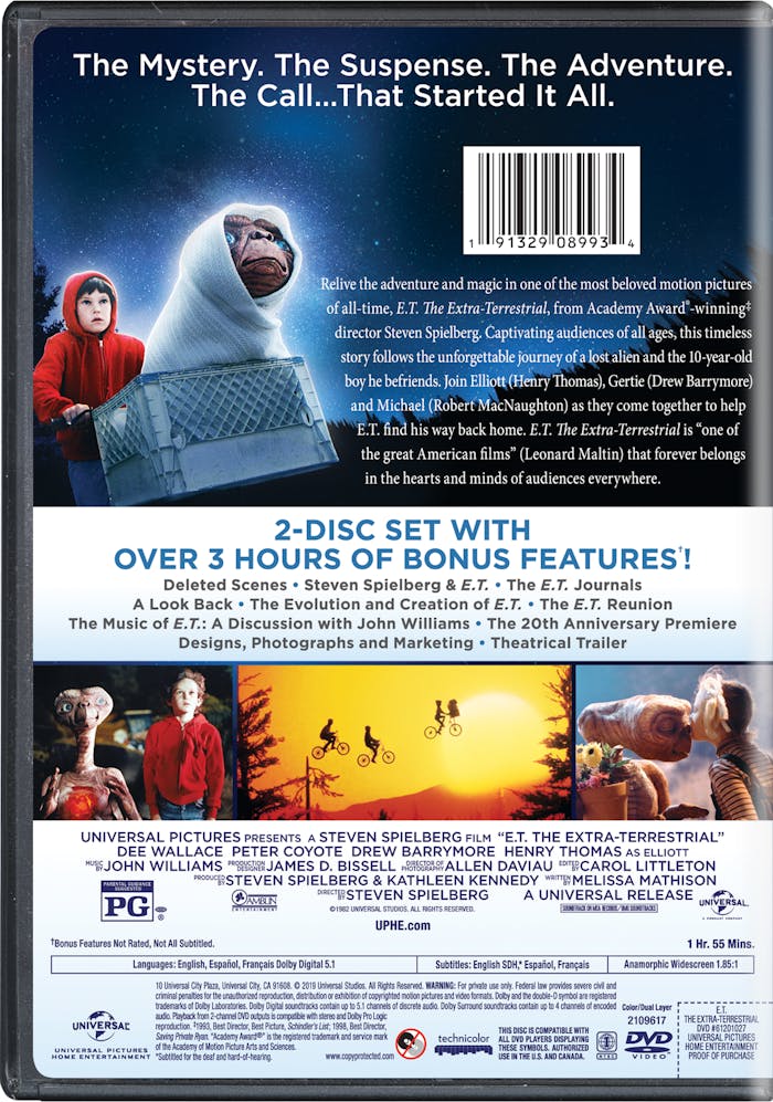 E.T. The Extra Terrestrial (DVD New Box Art) [DVD]
