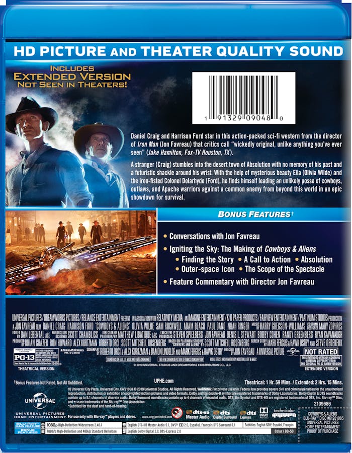 Cowboys and Aliens [Blu-ray]