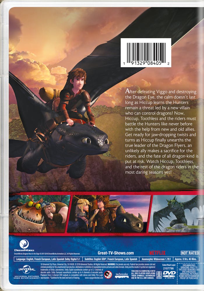 Dragons: Race to the Edge - Seasons 5 & 6 [DVD]