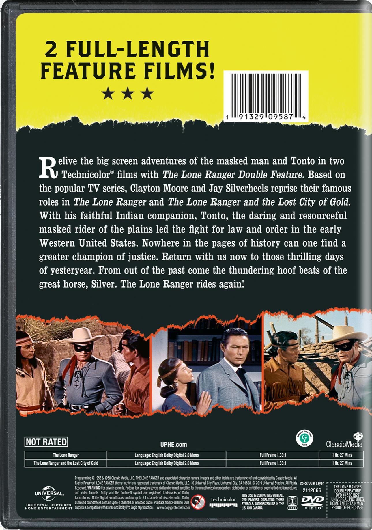 Buy The Lone Ranger/The Lone Ranger and the Lost City DVD