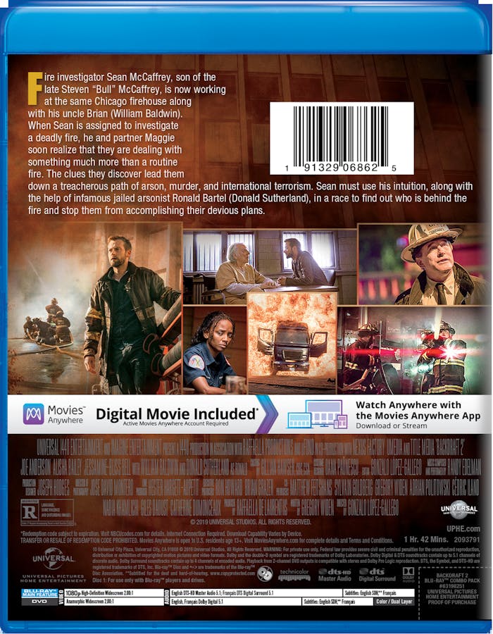 Backdraft 2 (DVD + Digital) [Blu-ray]