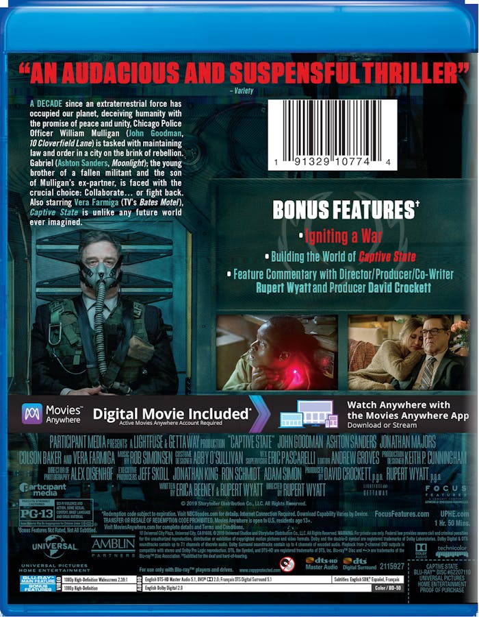 Captive State (Blu-ray + Digital HD) [Blu-ray]