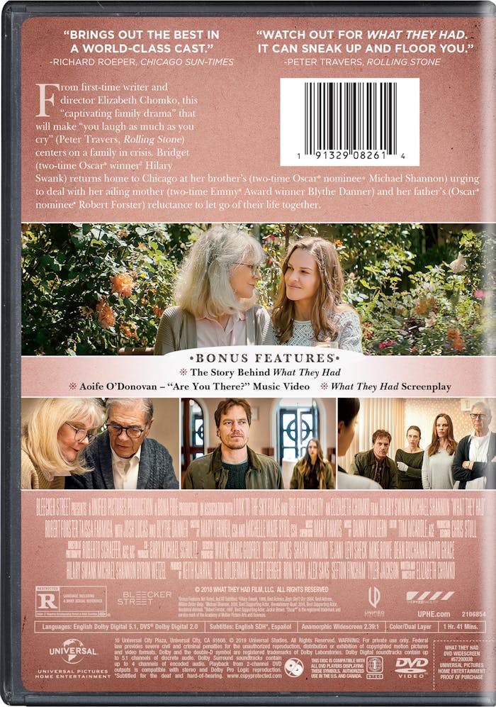 What They Had [DVD]