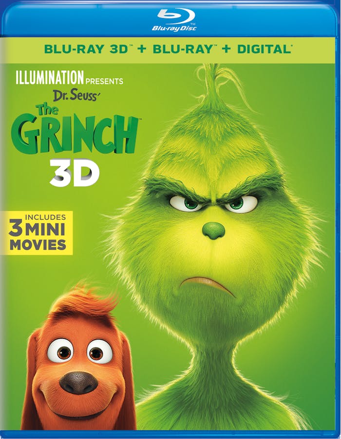 Illumination Presents: Dr. Seuss' The Grinch 3D (Digital) [Blu-ray]