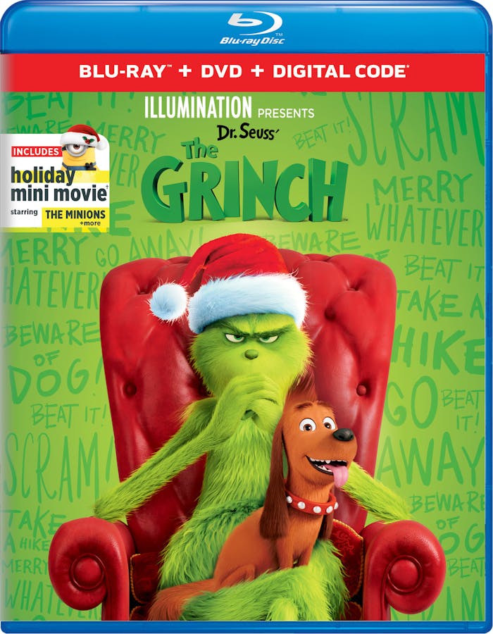 Illumination Presents: Dr. Seuss' The Grinch (DVD + Digital) [Blu-ray]