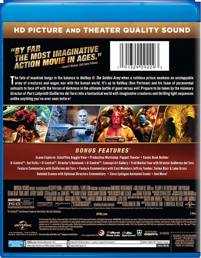 Hellboy 2 - The Golden Army [Blu-ray]