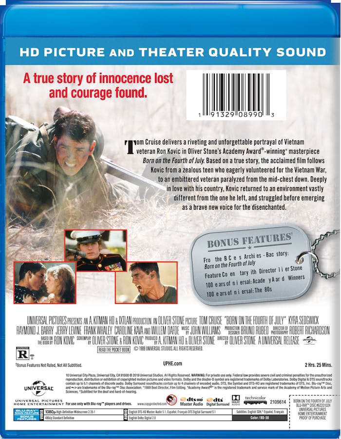 Born On the Fourth of July (Blu-ray New Box Art) [Blu-ray]