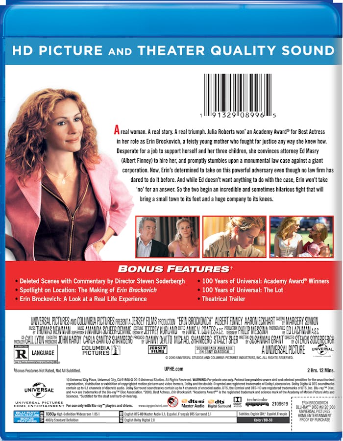 Erin Brockovich (Blu-ray New Box Art) [Blu-ray]