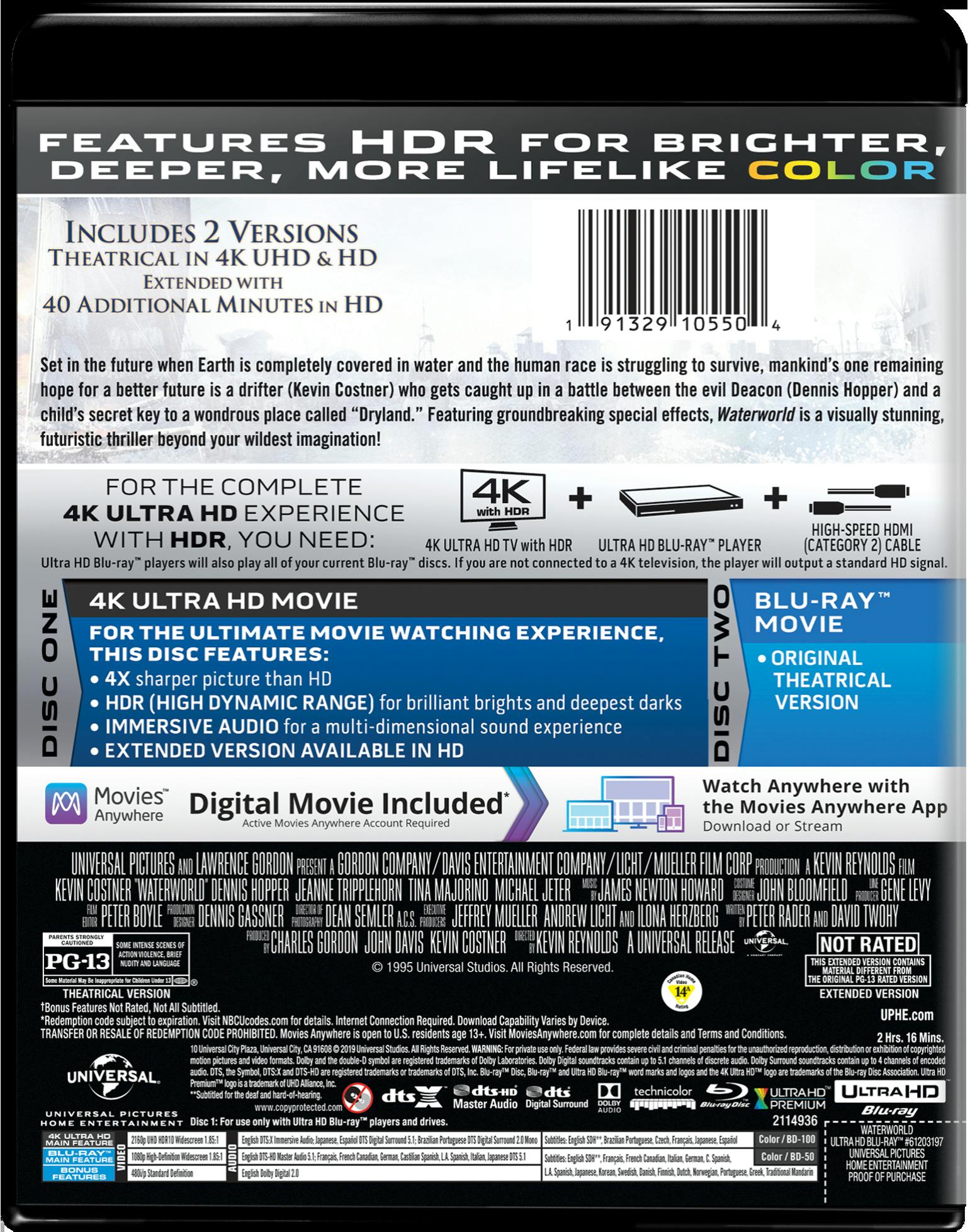Buy Waterworld 4K Ultra HD UHD | GRUV