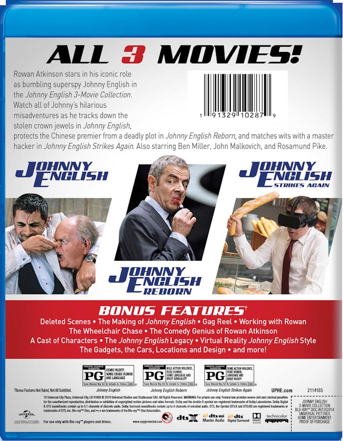 Johnny English: 3-movie Collection (Blu-ray Set) [Blu-ray]