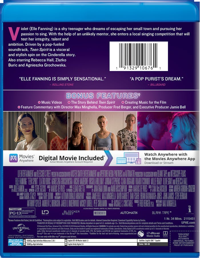 Teen Spirit (Blu-ray + Digital HD) [Blu-ray]