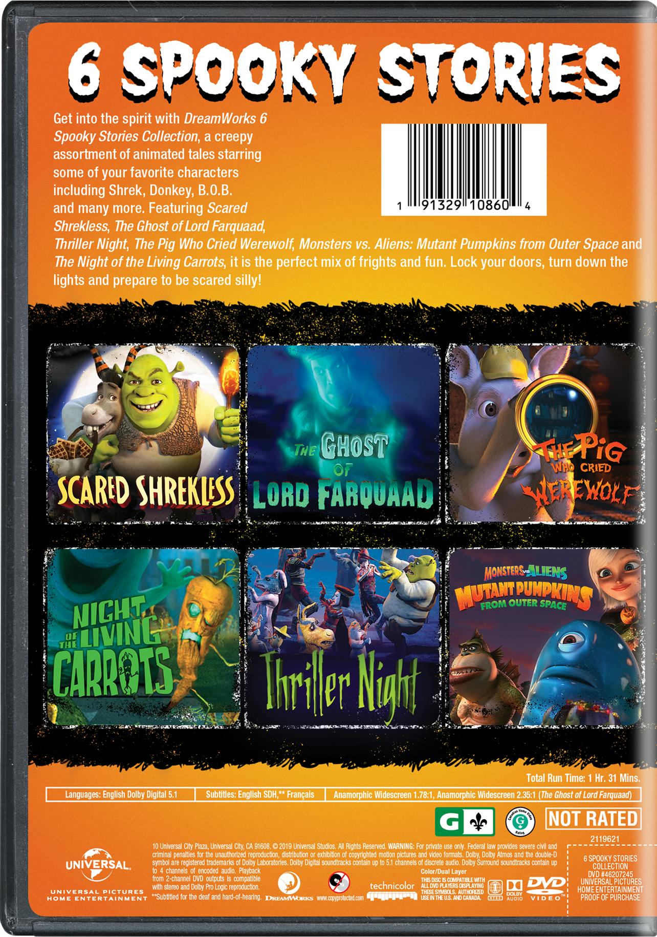 Buy DreamWorks 6 Spooky Stories Collection DVD Set DVD | GRUV