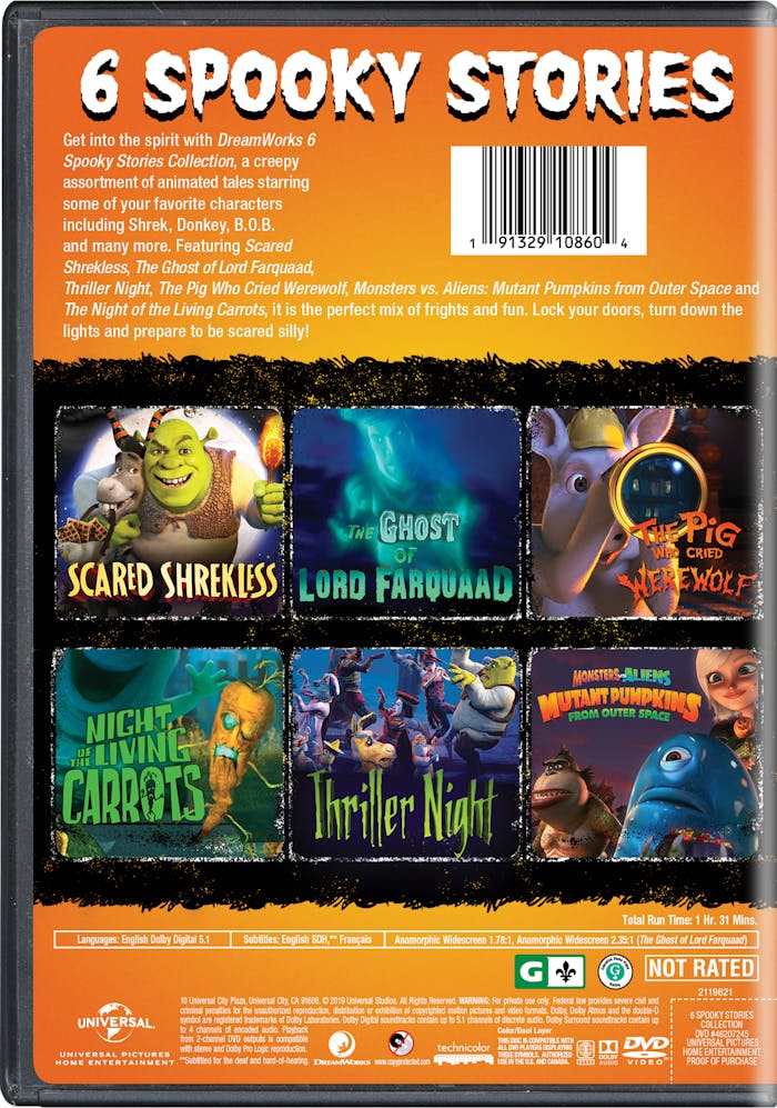 DreamWorks 6 Spooky Stories Collection (DVD Set) [DVD]