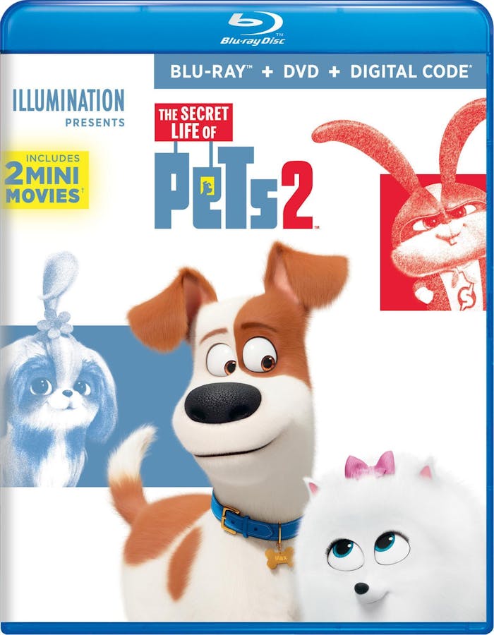 The Secret Life of Pets 2 (DVD + Digital) [Blu-ray]