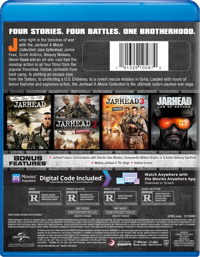 Jarhead: 4-Movie Collection (Blu-ray Set) [Blu-ray]