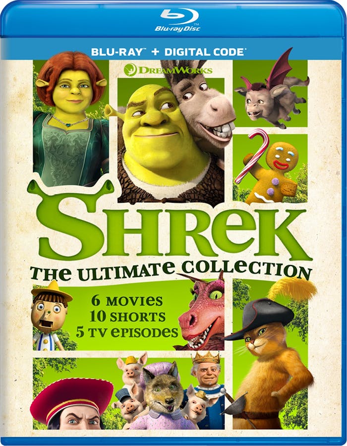 Shrek: The Ultimate Collection (Blu-ray + Digital HD) [Blu-ray]