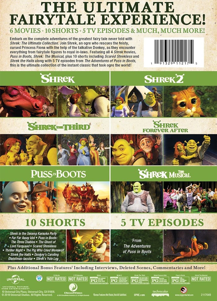 Shrek: The Ultimate Collection (DVD Set) [DVD]