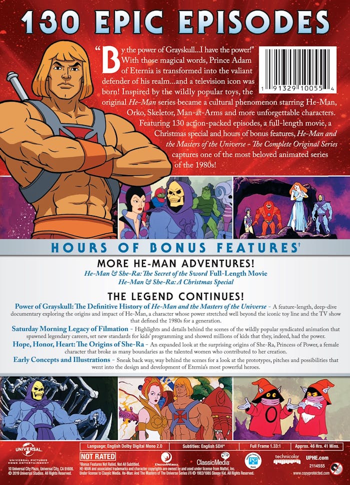 He-Man and the Masters of the Universe: The Complete Series (Box Set) [DVD]