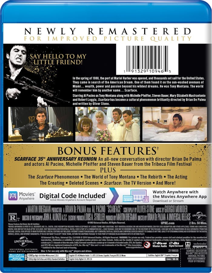 TIL the 1983 film Scarface was originally given an X rating three times in a row by the MPAA. On the fourth appeal, the film was finally given an R rating, but