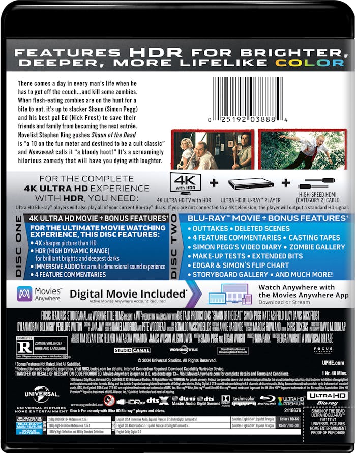 Shaun of the Dead (4K Ultra HD + Blu-ray) [UHD]