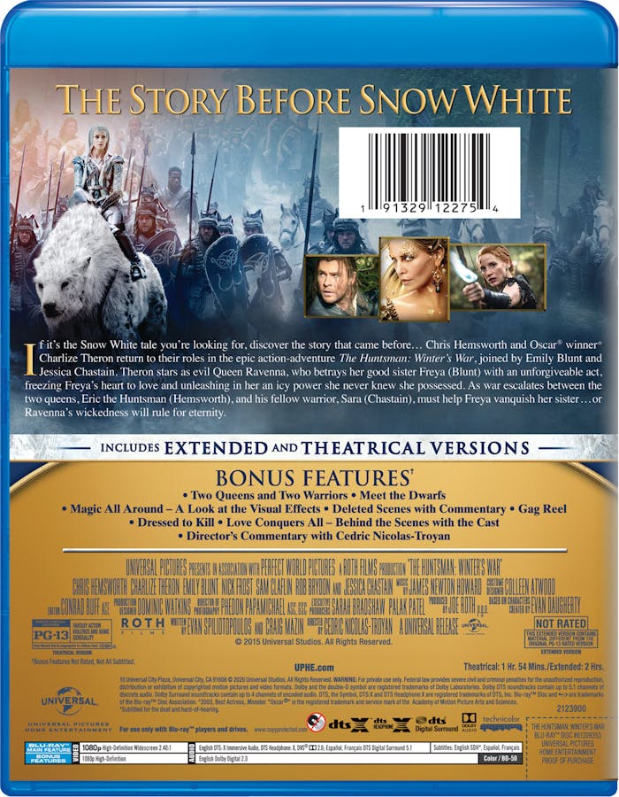The Huntsman - Winter's War (Blu-ray New Box Art) [Blu-ray]