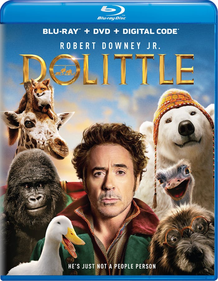 Dolittle (DVD + Digital) [Blu-ray]