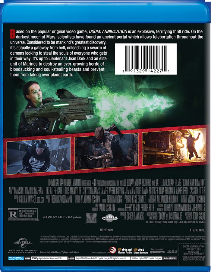 Doom: Annihilation (Blu-ray New Box Art) [Blu-ray]