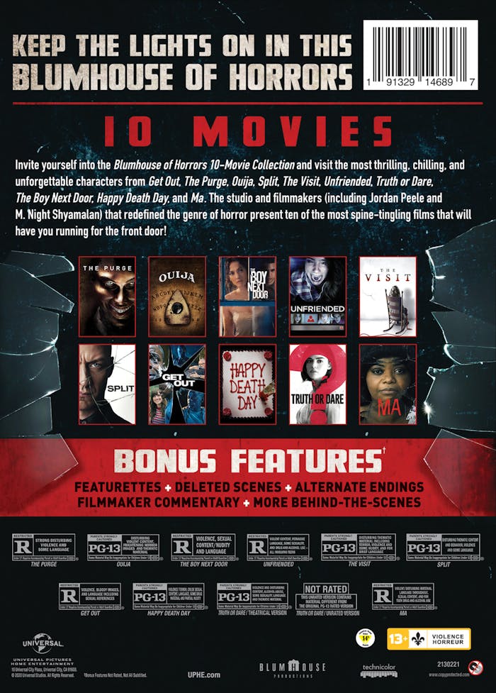 Blumhouse of Horrors 10-movie Collection (DVD Set) [DVD]