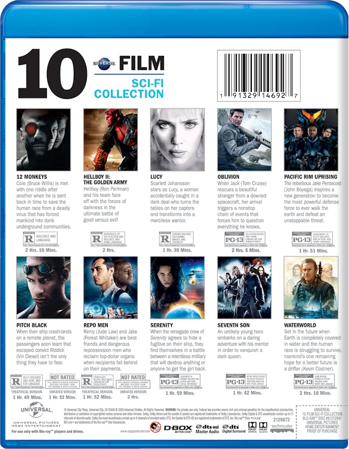 Universal 10-Film Sci-Fi Collection (Blu-ray Set) [Blu-ray]