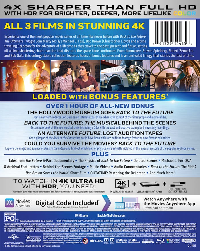 Back to the Future Trilogy (4K Ultra HD) [UHD]
