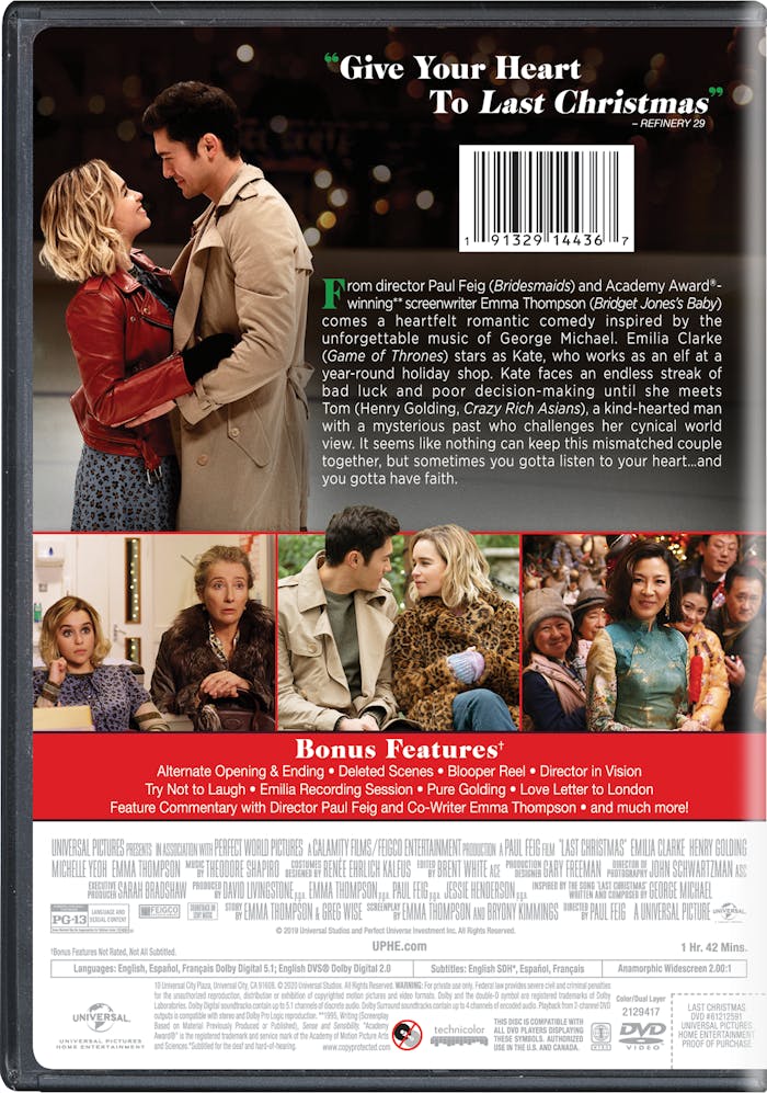Last Christmas (DVD New Box Art) [DVD]