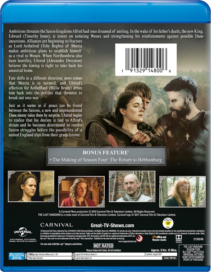 The Last Kingdom: Season Four [Blu-ray]