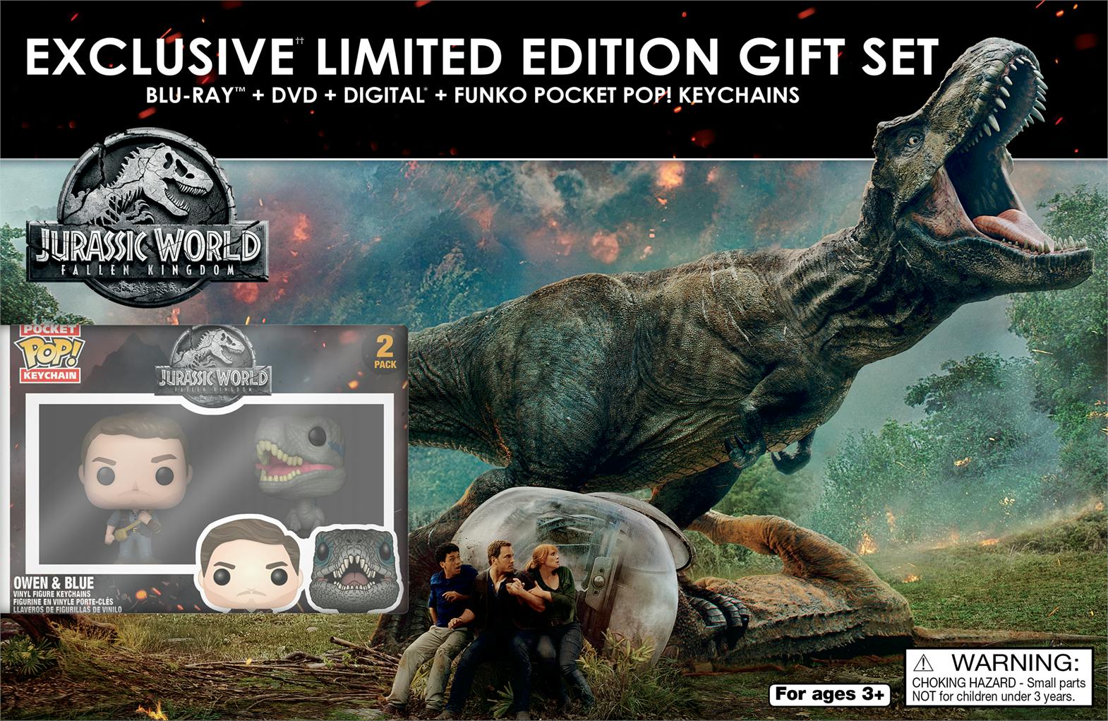 Jurassic World GIFT SET 4K＆Blu-ray 外国映画 DVD/ブルーレイ 本