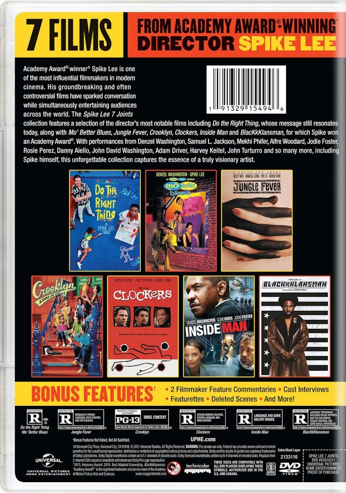 Spike Lee 7 Joints Collection (DVD Set) [DVD]