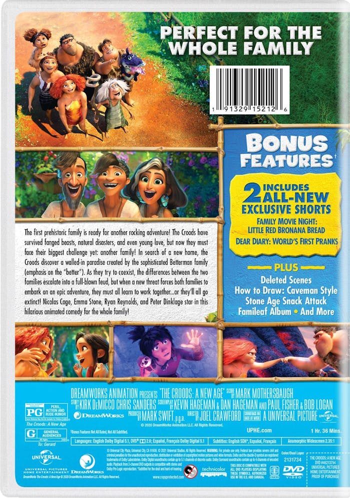 The Croods: A New Age [DVD]